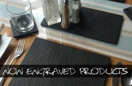 Non-Engraved Slate Tableware