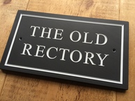 Medium Slate Sign Border