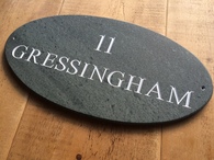 Oval Nameplate