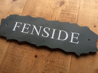 Small Rustic Name Plate