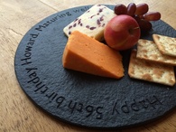 Round Personalised Cheese Board