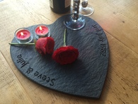 Heart Personalised Cheese Board